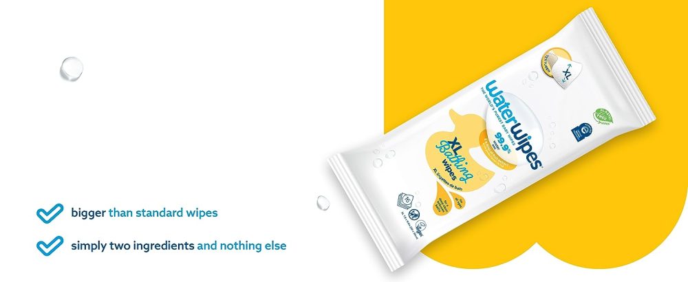 WaterWipes XL Bathing Wipes